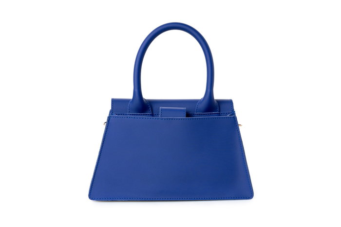 Lucky Bees 330 Bolso Azul de Saxo de Cuero de Polivinilo Elegante y Sofisticado para Mujer